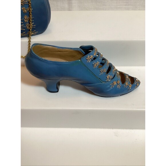 Nostalgia Handbag & Shoe Resin Mini Figurine 1999 Popular Imports Collectibles - Picture 6 of 13